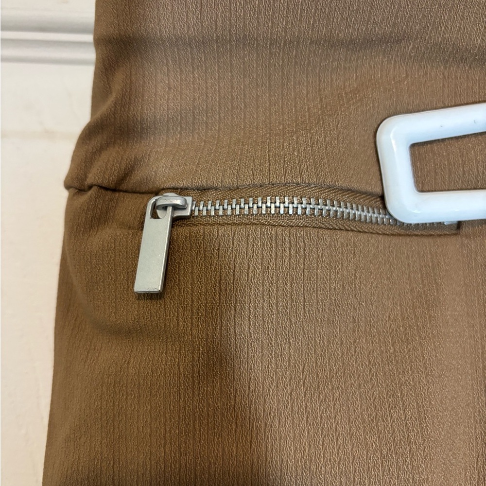 Van Heusen Tan Slim Fit Ankle Pants - Picture 2 of 3